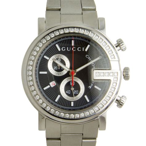 gucci watch face|gucci 101m chrono diamonds.